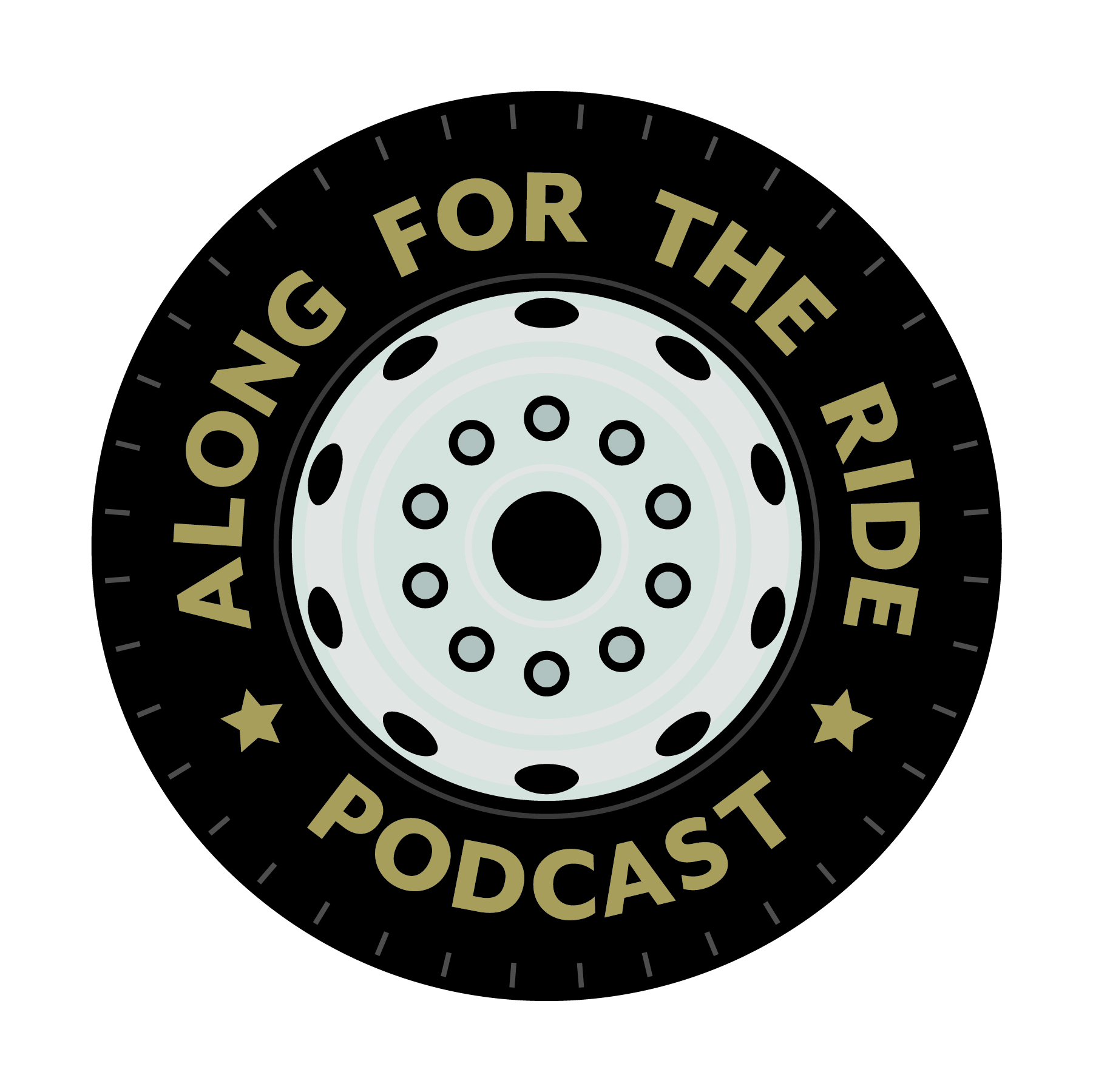 Along for the Ride podcast logo