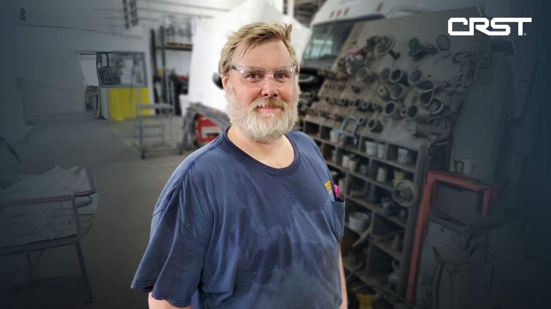 Aaron Moe nominated for 2024 Iowa Motor Truck Association Professional Maintenance Technician Award for his dedication, problem-solving skills, and leadership at CRST's Cedar Rapids maintenance facility.