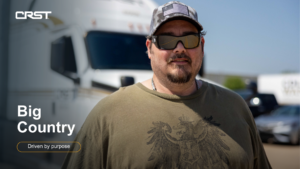 Big Country, CRST driver, nominated for the 2024 IMTA Outstanding Professional Driver award.