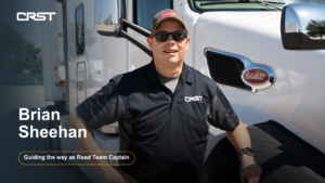 Brian Sheehan, CRST driver, on ATA America’s Road Team and delivering priceless cargo.